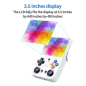 Mini Console de Jeu Vidéo Portable M21 Écran IPS 3,5" 64 Go - Blanc · Smarty Paris